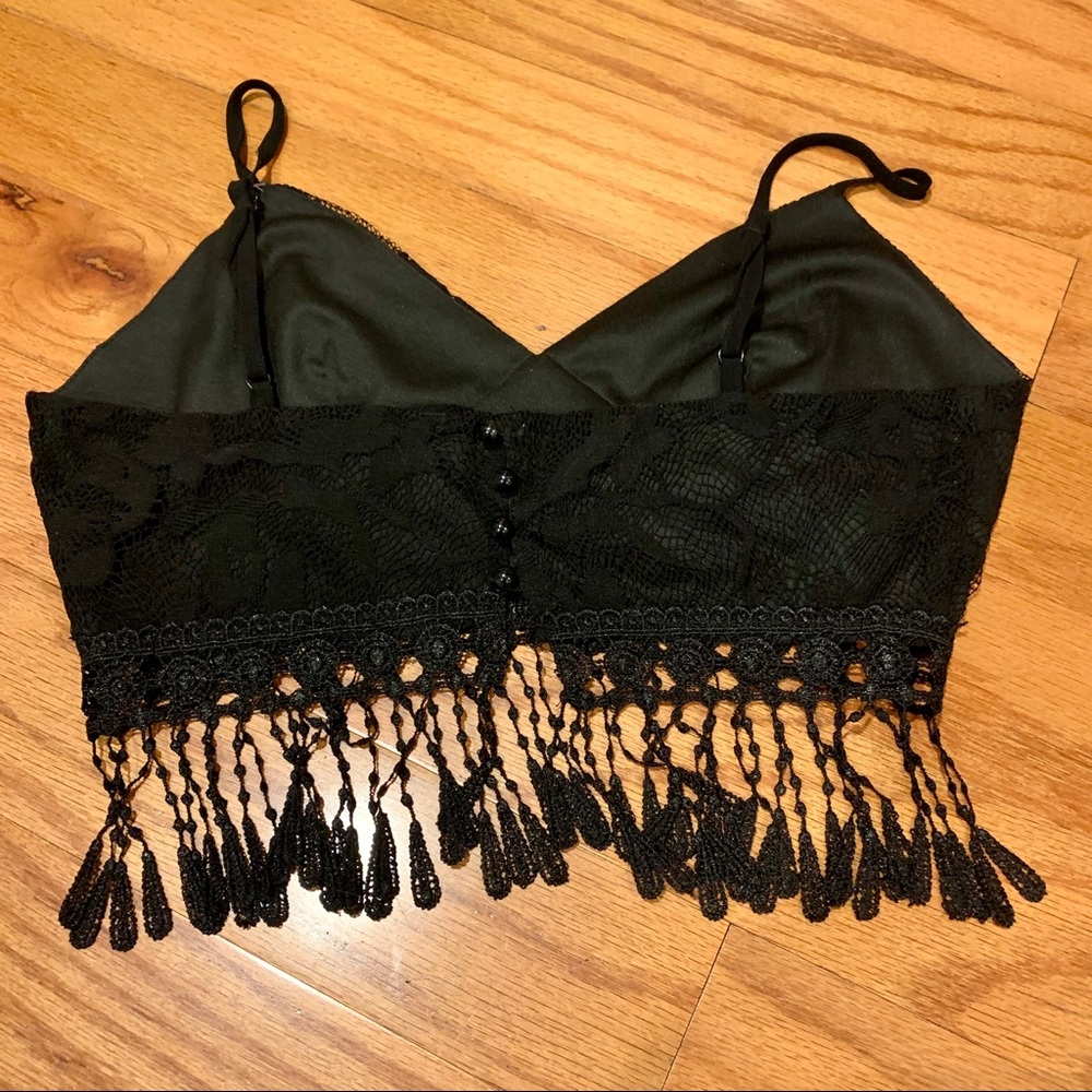 Crop bra top crochet festival size medium - Picture 2 of 4